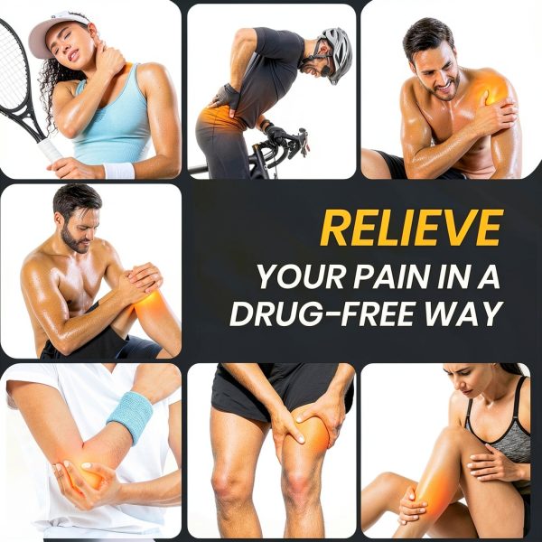 AVCOO 3-in-1 TENS EMS Muscle Stimulator Dual Channel 32 Modes-1