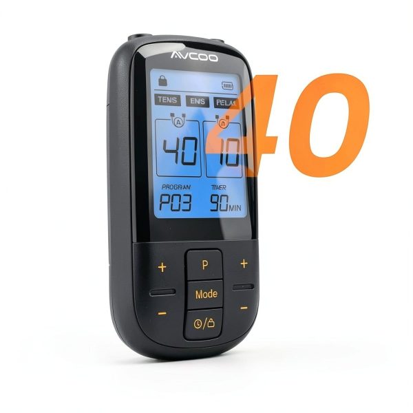 AVCOO 3-in-1 TENS EMS Muscle Stimulator Dual Channel 32 Modes-3