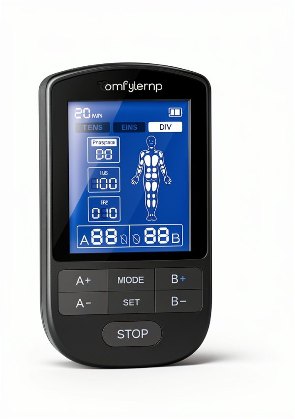 Comfytemp TENS Unit Muscle Stimulator with Dual Channels 20 Levels-3