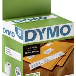 DYMO Label Roll 30387 White 2-1/3 x 10 Inch 100 Labels-0