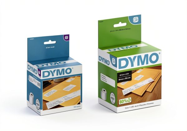 DYMO Label Roll 30387 White 2-1/3 x 10 Inch 100 Labels-2