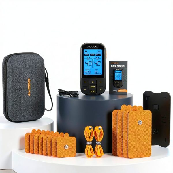 AVCOO 3-in-1 TENS EMS Muscle Stimulator Dual Channel 32 Modes-6