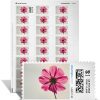 Stamps.com Pink Cosmos Netstamps 5 Sheet Postage Labels-1