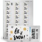 Stamps.com Netstamps Internet Postage Labels 5 Sheet Pack Sparkle Snow-0