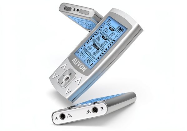 AUVON Dual Channel TENS EMS Pain Relief Unit with 24 Massage Modes and-3