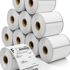 MaxGear Thermal Label 4x6 Inch 10 Roll White Paper Shipping Labels-0
