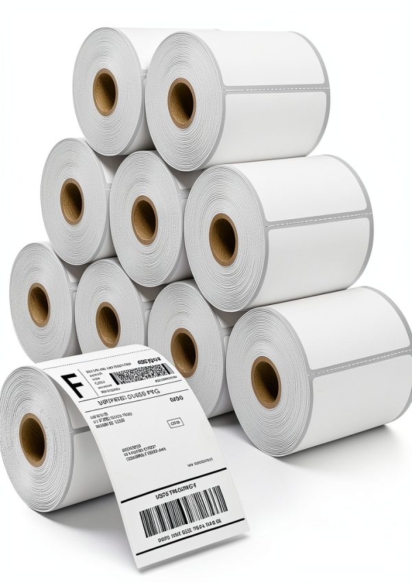 MaxGear Thermal Label 4x6 Inch 10 Roll White Paper Shipping Labels-0