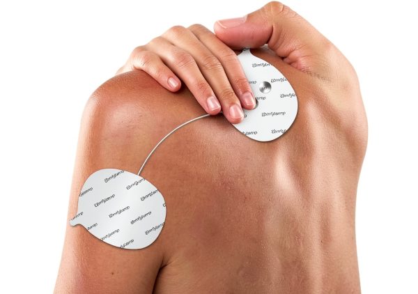 Yicaiwangluo TENS Electrode Pads 4 Pack Medical PET Gel Butterfly Line-4