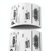 OfficeSmartLabels Blank 2-3/7 x 4 in White Labels 6 Rolls 220 per Roll-3
