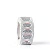 White Candle Warning Labels BWESOO 1-Inch Vinyl Safety Stickers-0