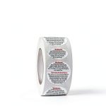 White Candle Warning Labels BWESOO 1-Inch Vinyl Safety Stickers-0